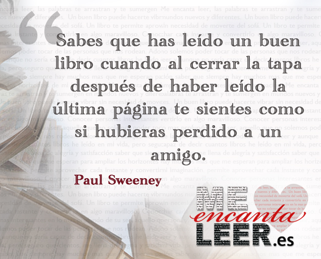 Cita literaria: Paul Sweeney